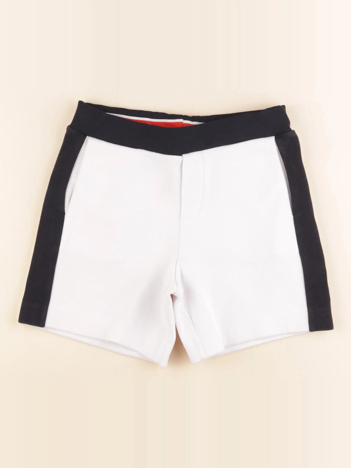 Jacadi - short blanc, bleu - 10 ans
