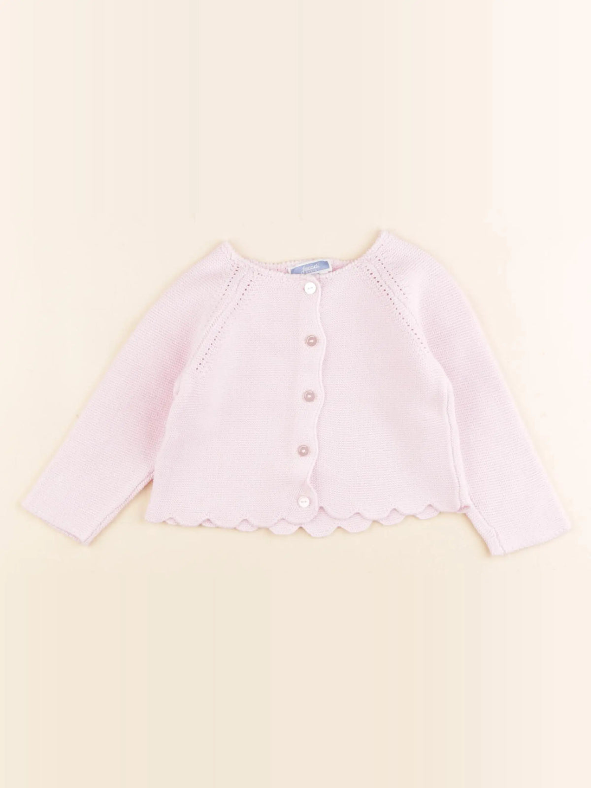 Jacadi - gilet rose - 12 mois