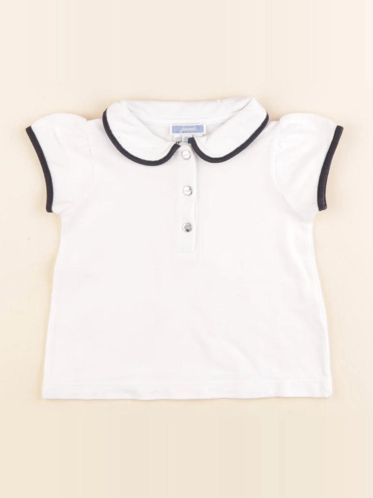Jacadi - polo blanc - 2 ans