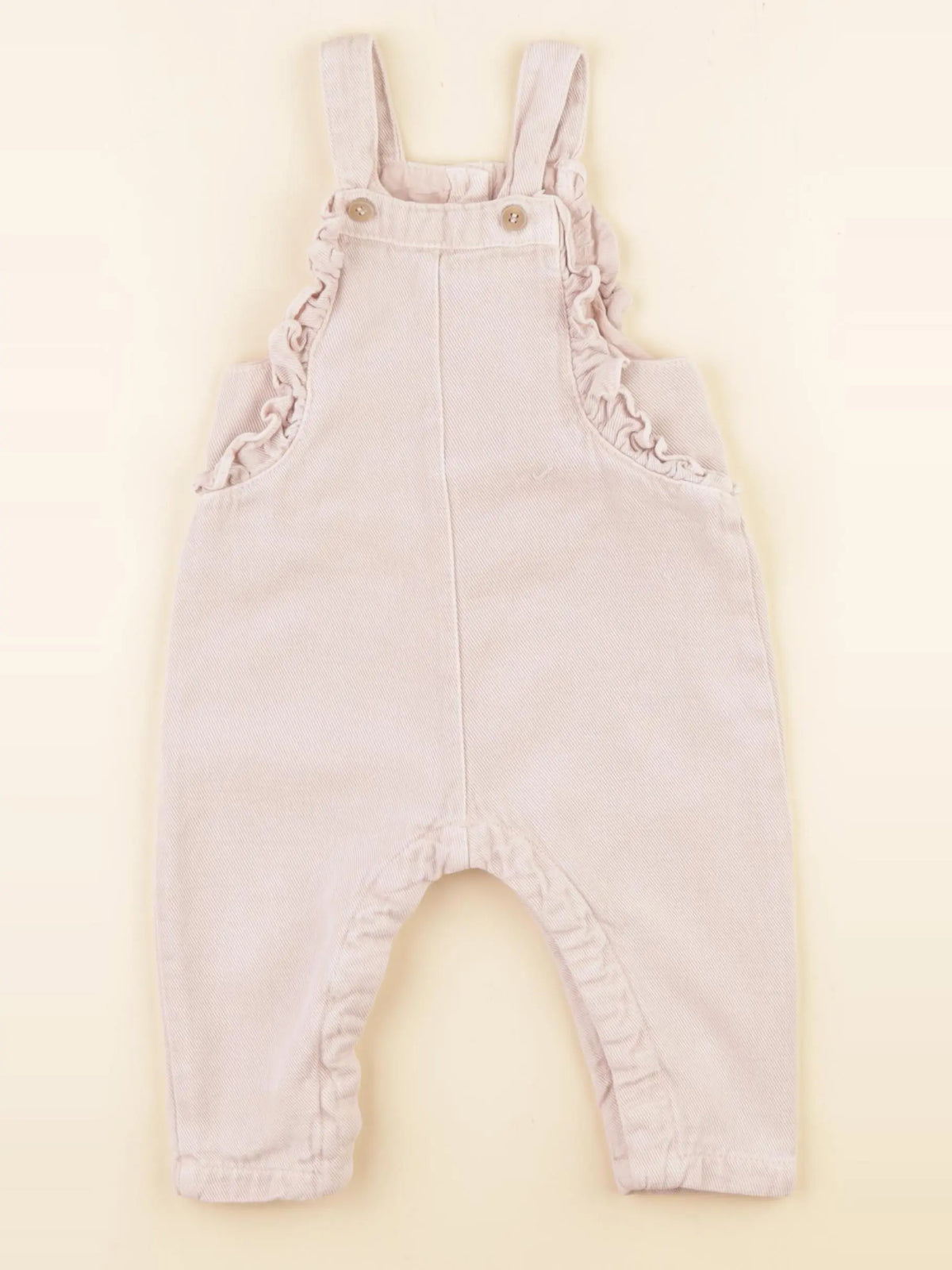 Zara - salopette rose - 6/9 mois