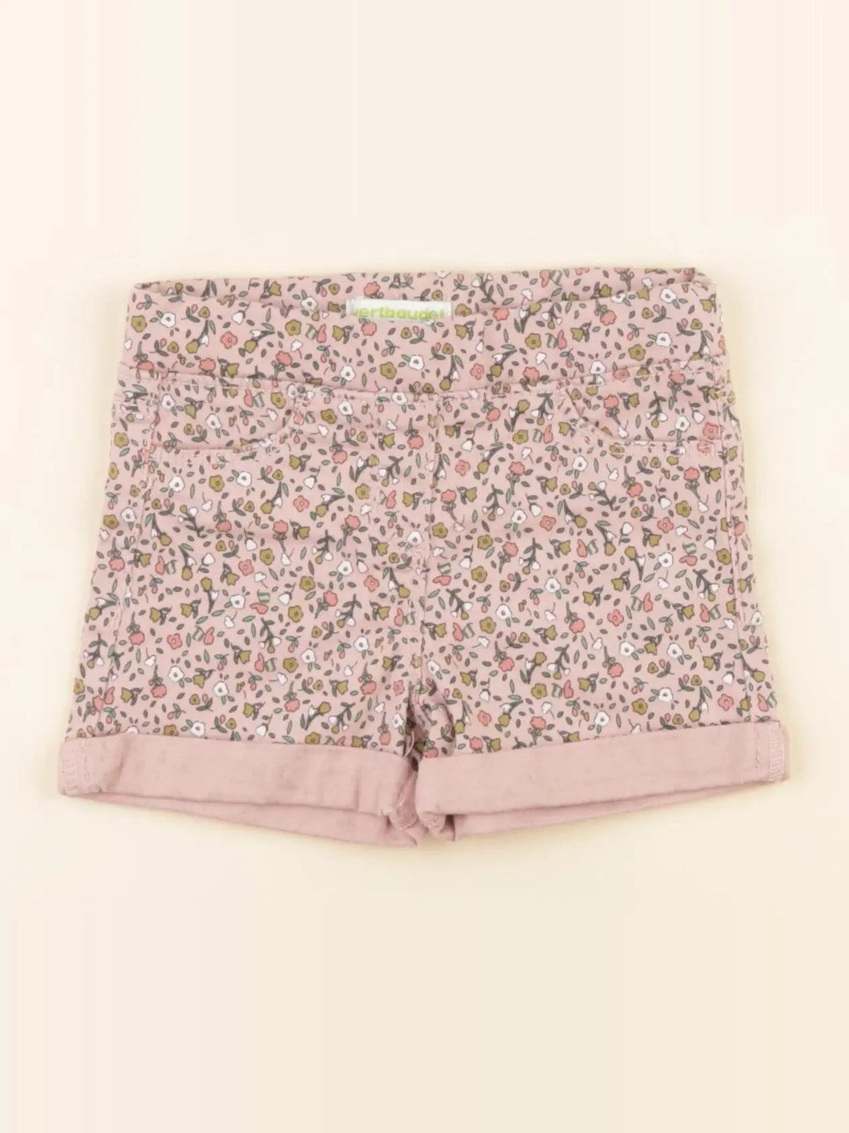 Vertbaudet - short rose - 2 ans