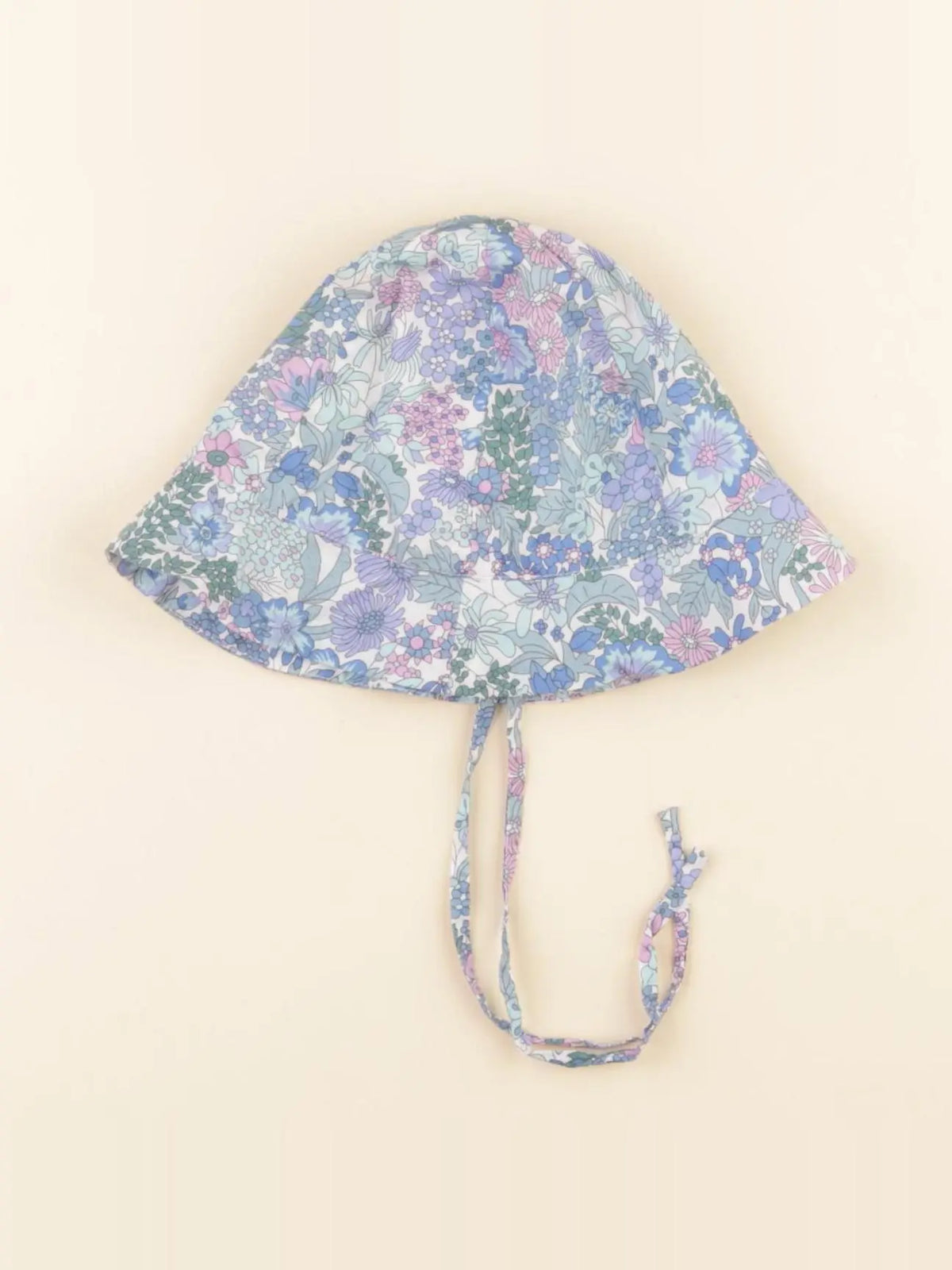 Jacadi - chapeau liberty rose, bleu - 12 mois