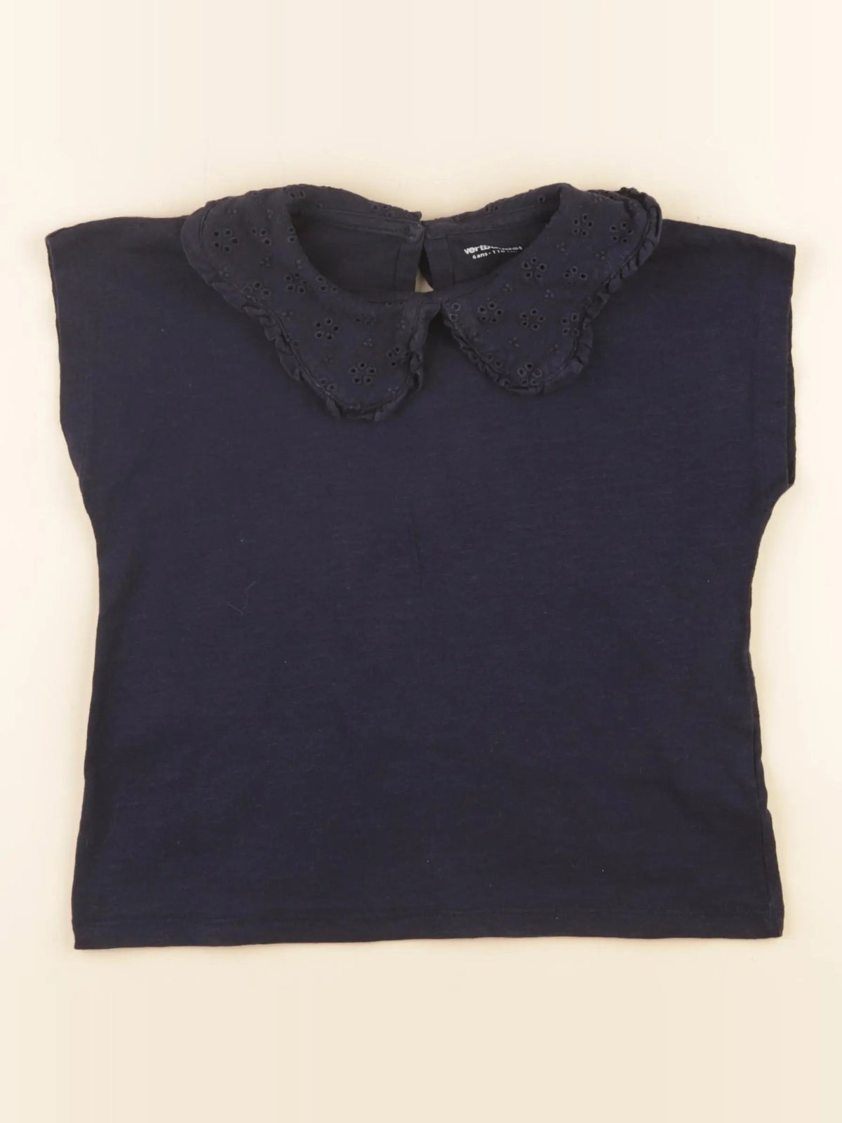 Vertbaudet - tee-shirt bleu - 6 ans