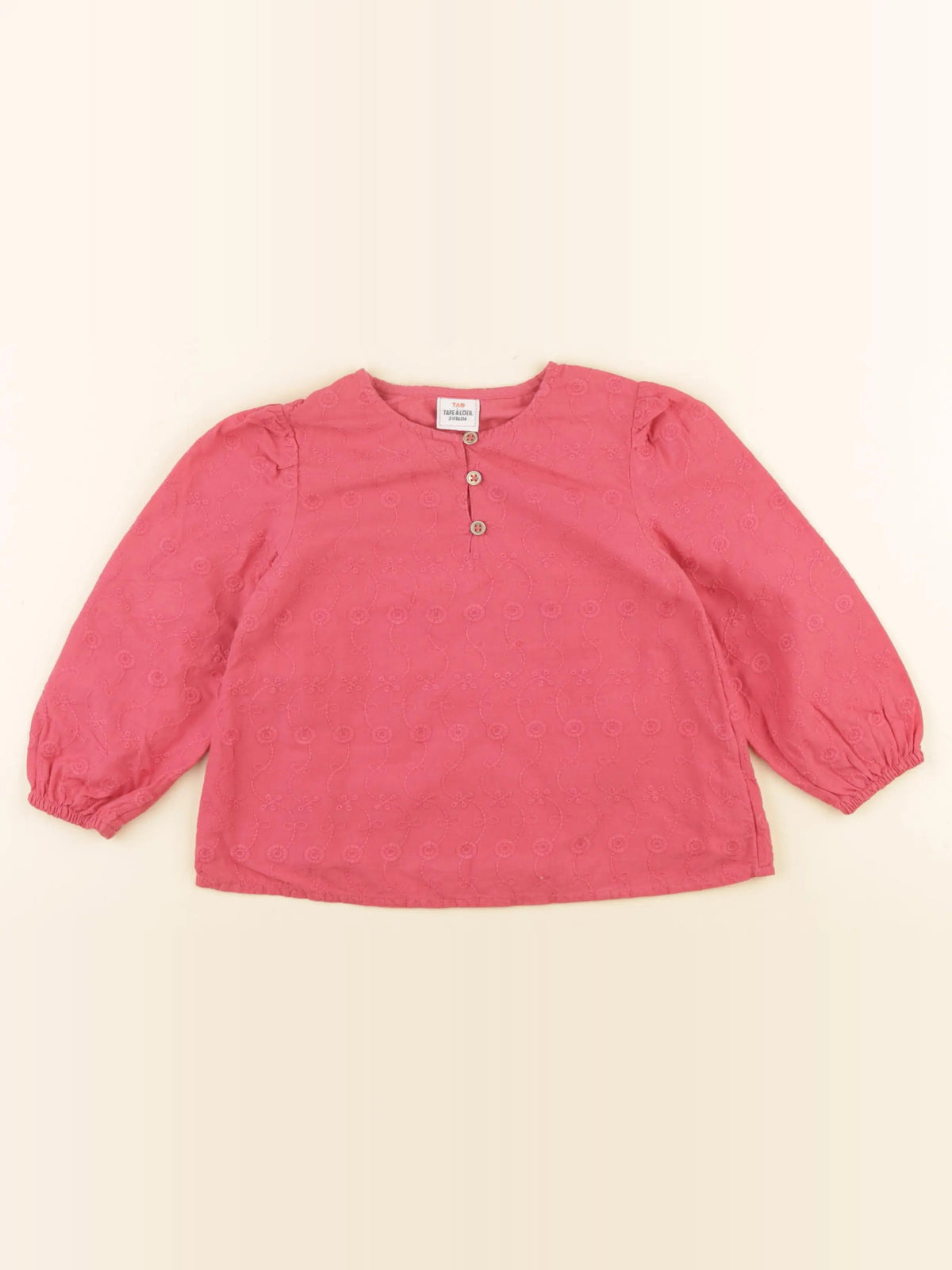 Tape à l'oeil - blouse rose - 2 ans