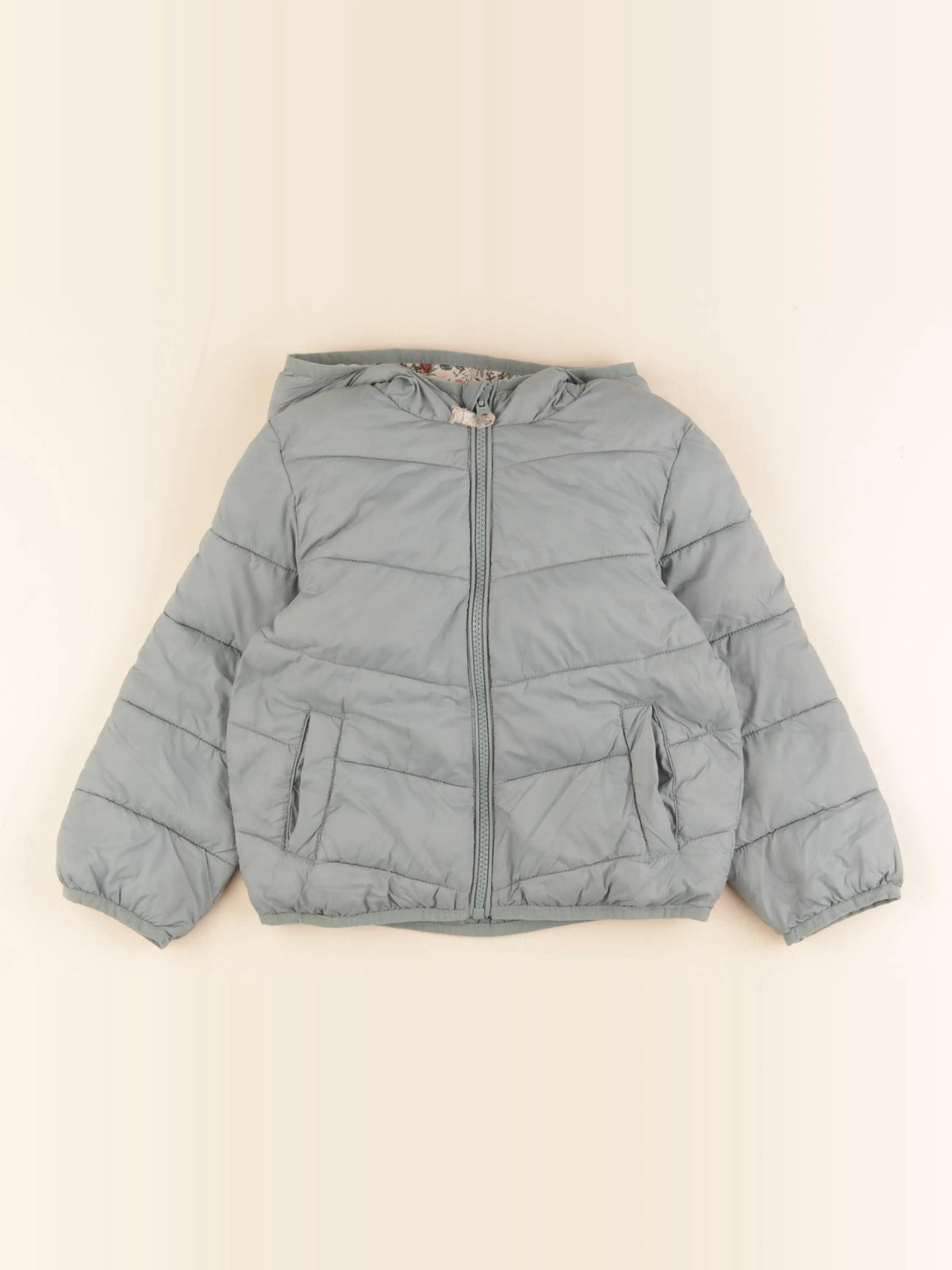 Vertbaudet - doudoune vert - 5 ans