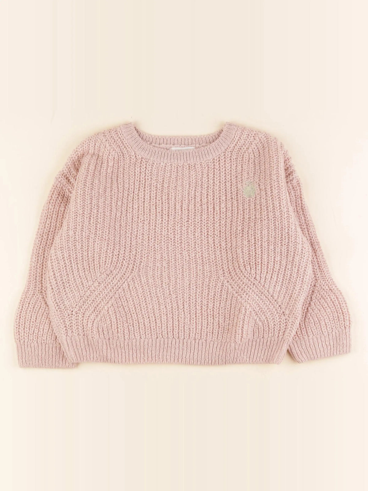 Vertbaudet - pull rose - 5 ans