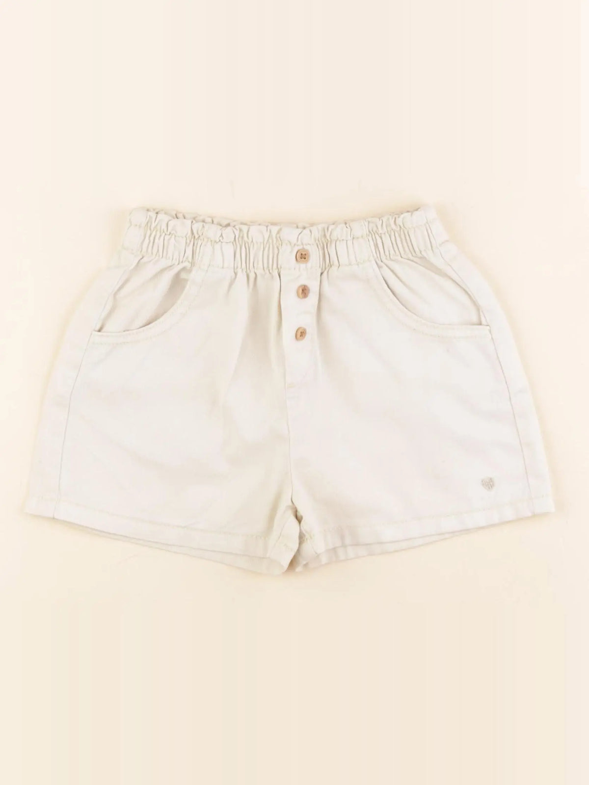 Vertbaudet - short beige - 4 ans