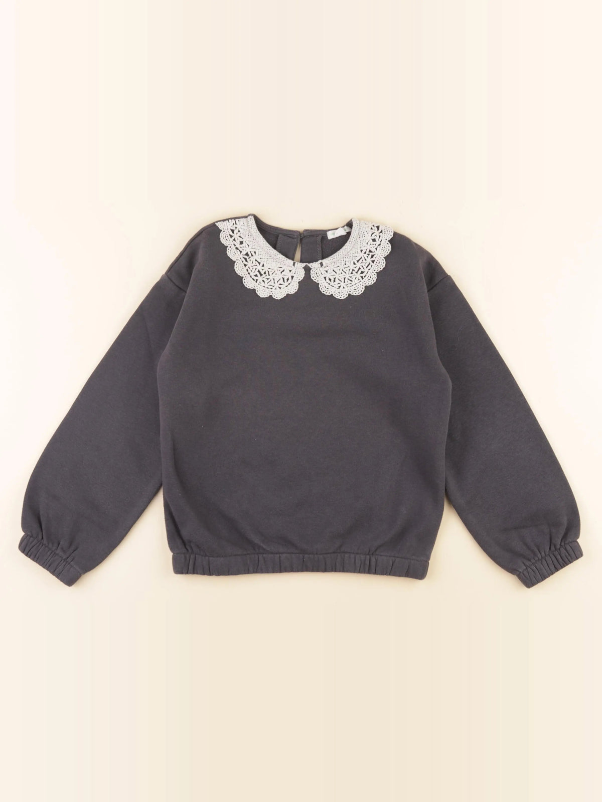 Vertbaudet - sweat gris - 8 ans