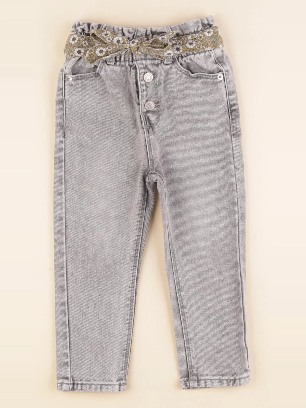 Vertbaudet - jean gris - 3 ans