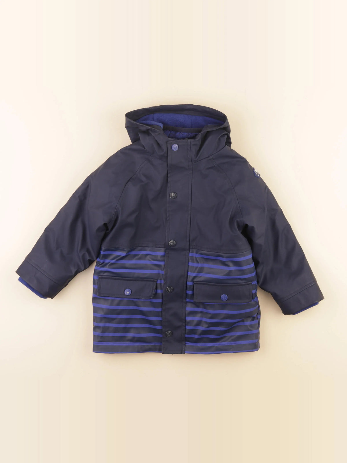 Sergent Major - imperméable bleu - 4 ans