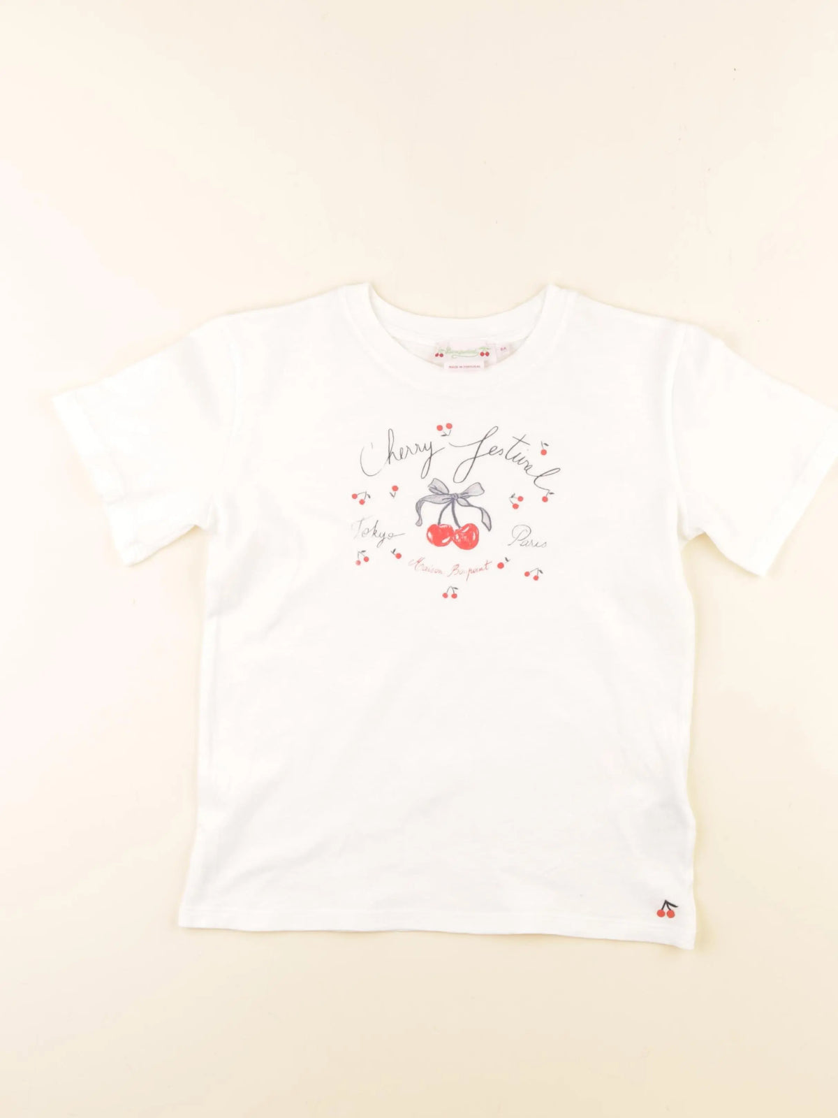 Bonpoint - tee-shirt blanc - 8 ans