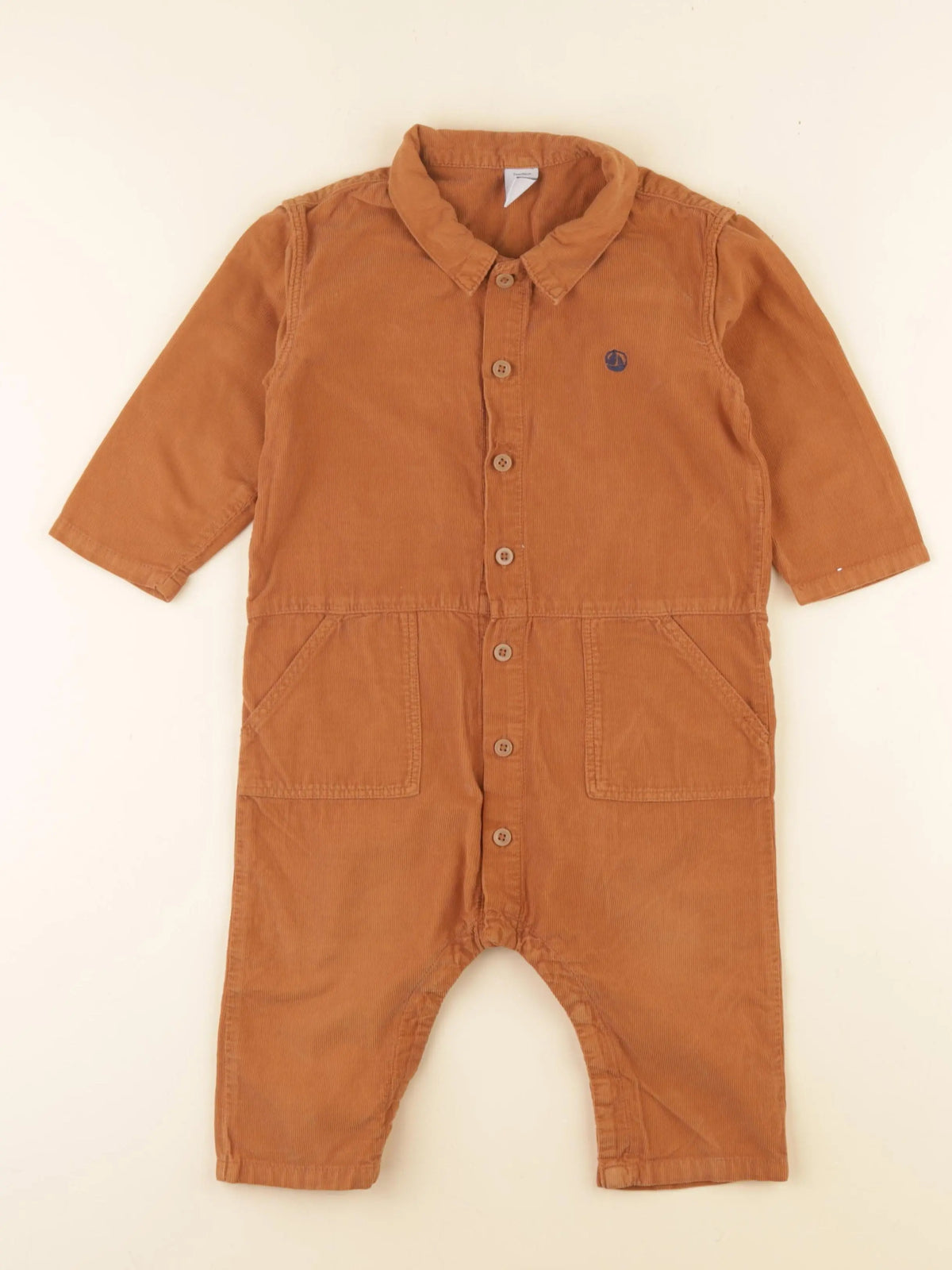 Petit Bateau - combinaison marron - 24 mois