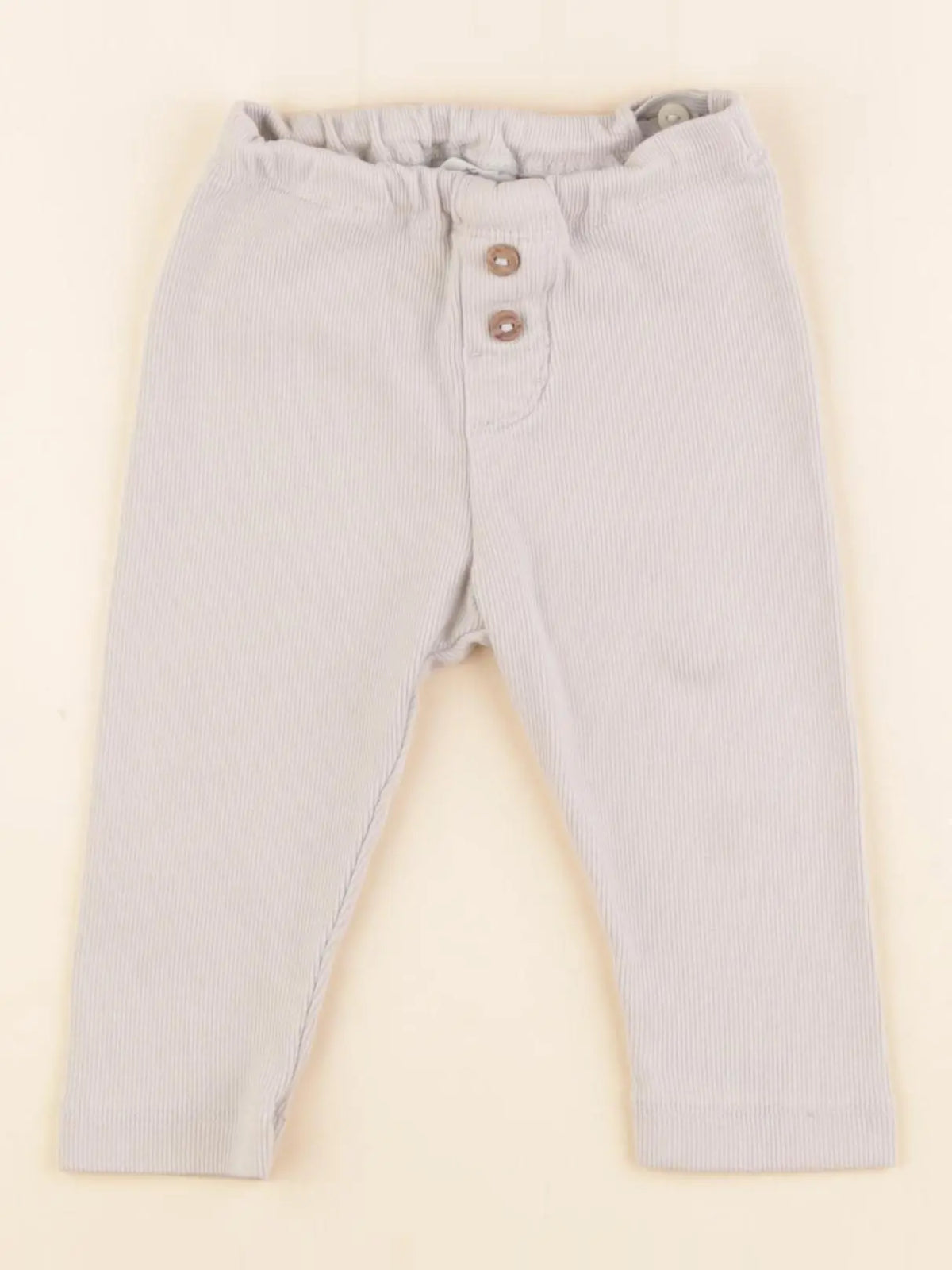 H&M - legging beige - 6/9 mois