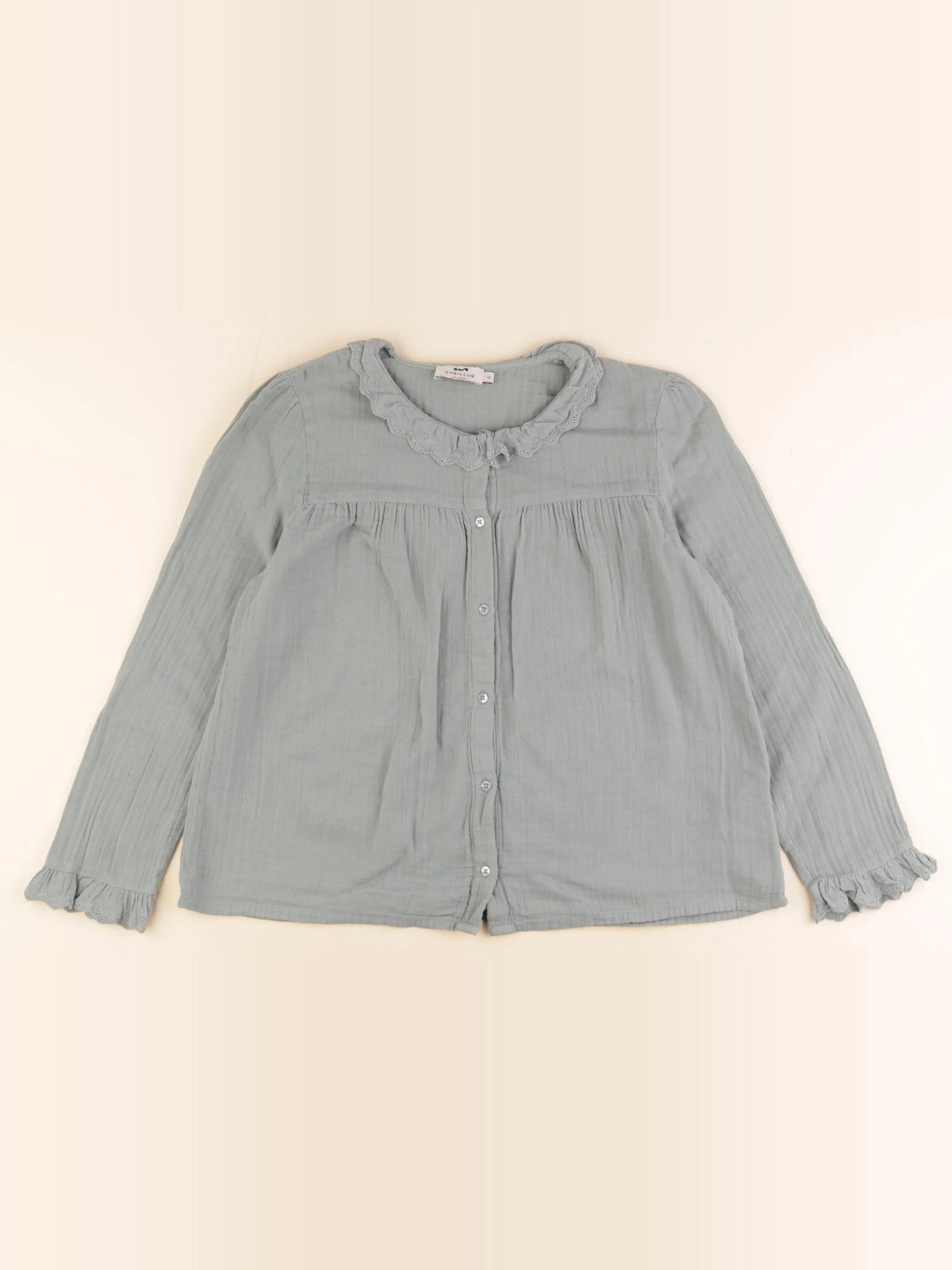 Cyrillus - blouse vert - 12 ans