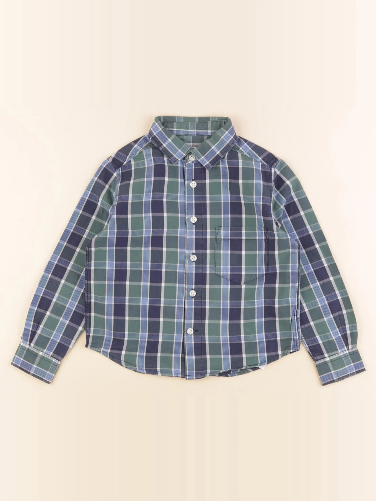 Cyrillus - chemise vert - 4 ans