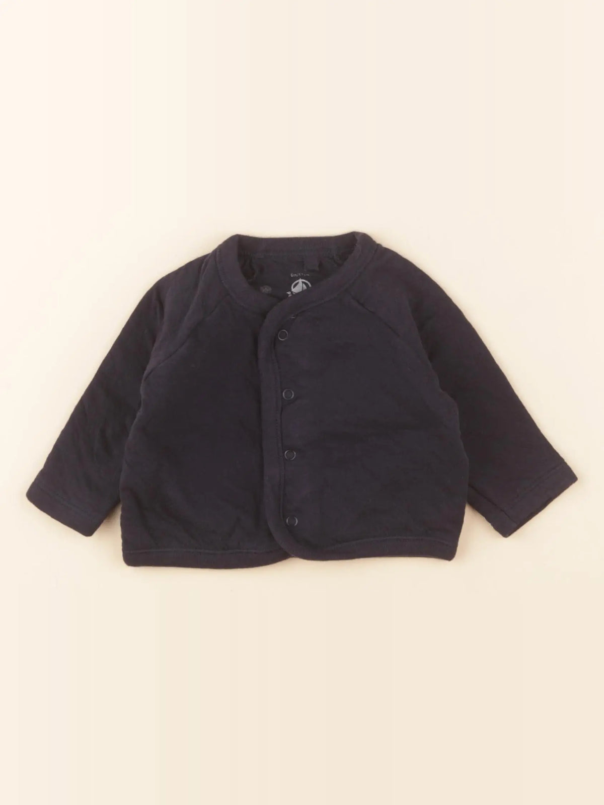 Petit Bateau - gilet bleu - 6 mois