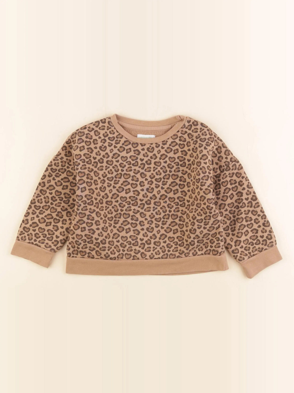 Vertbaudet - sweat marron - 2 ans