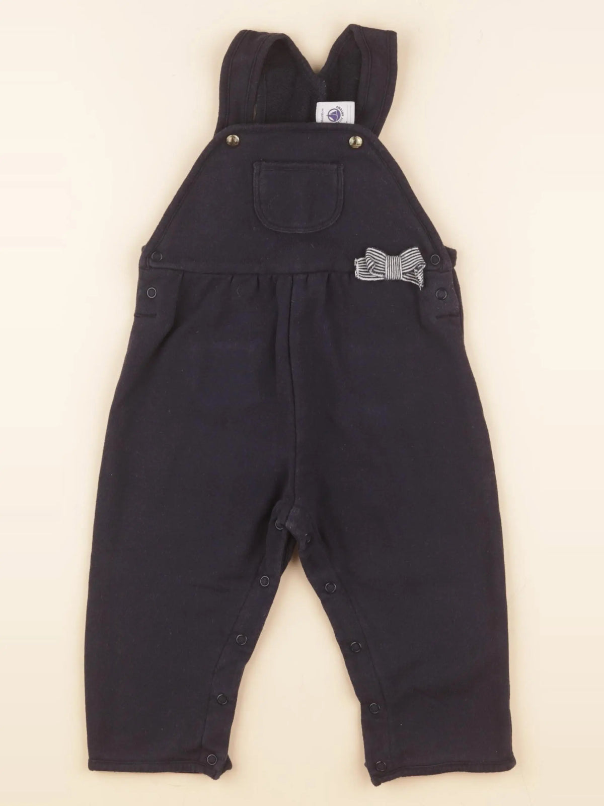 Petit Bateau - salopette bleu - 18 mois