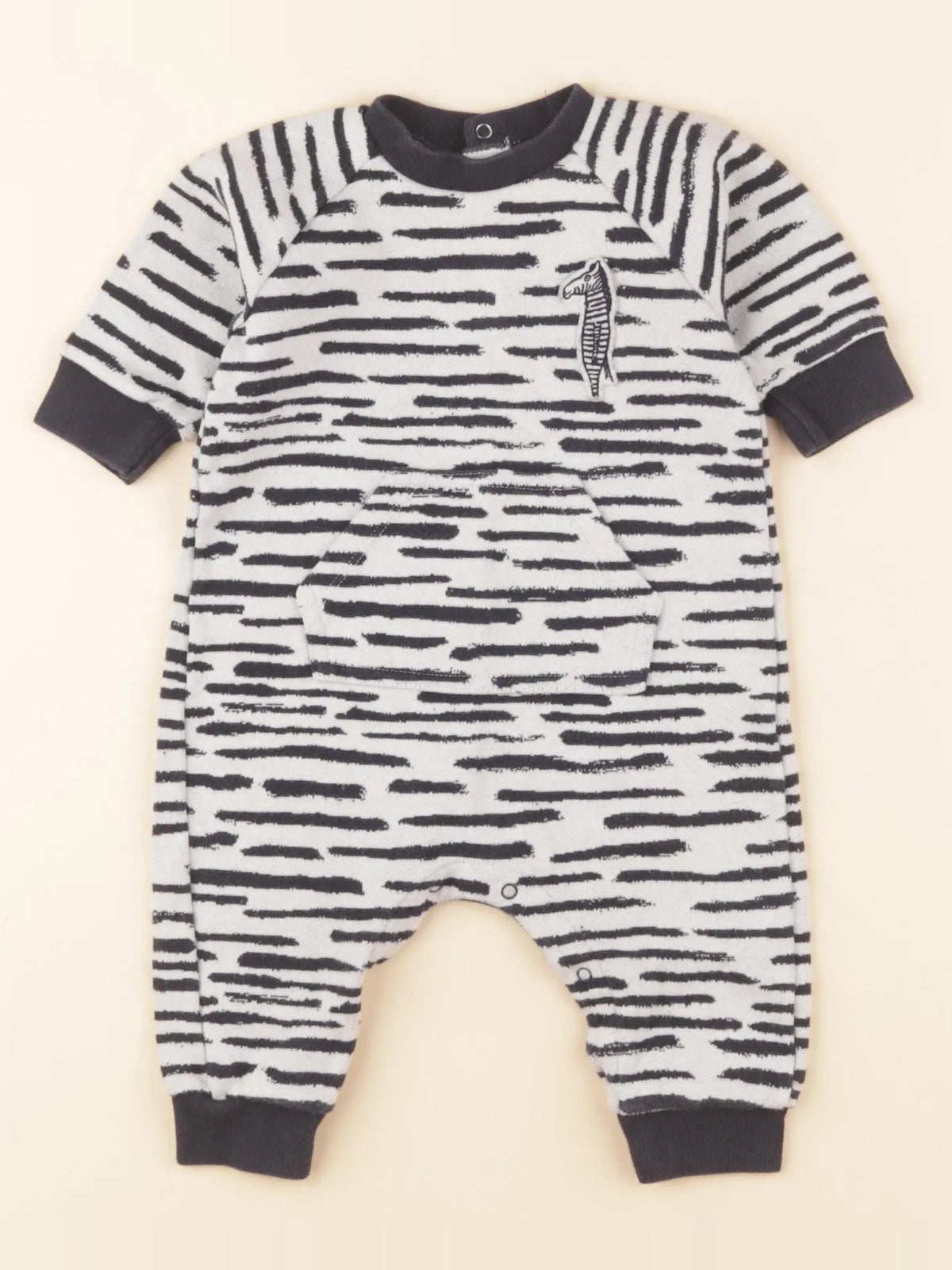 Petit Bateau - combinaison multicolore - 6 mois