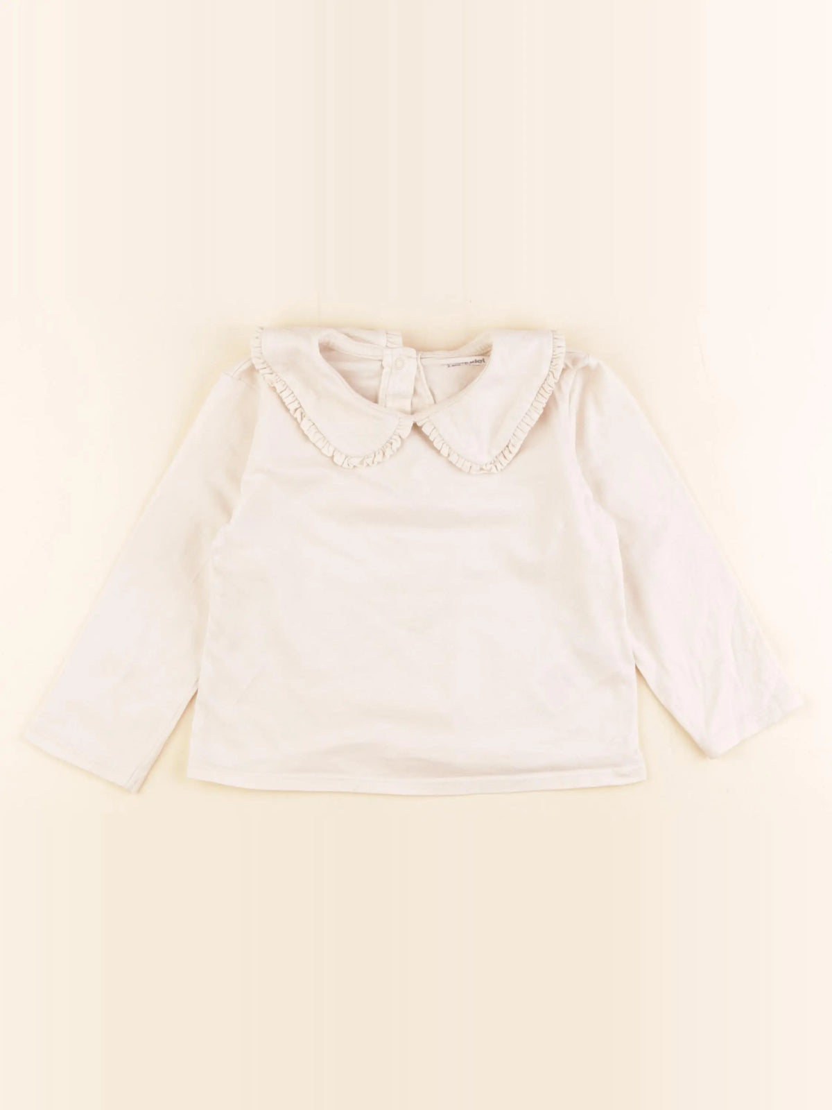 Vertbaudet - tee-shirt beige - 2 ans