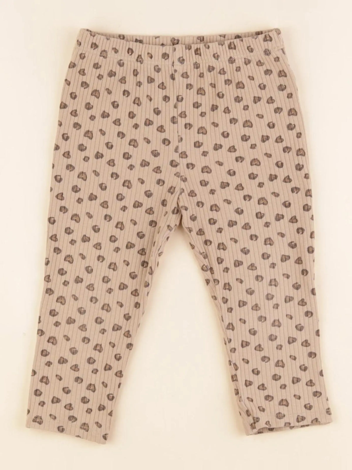 Vertbaudet - legging marron - 24 mois