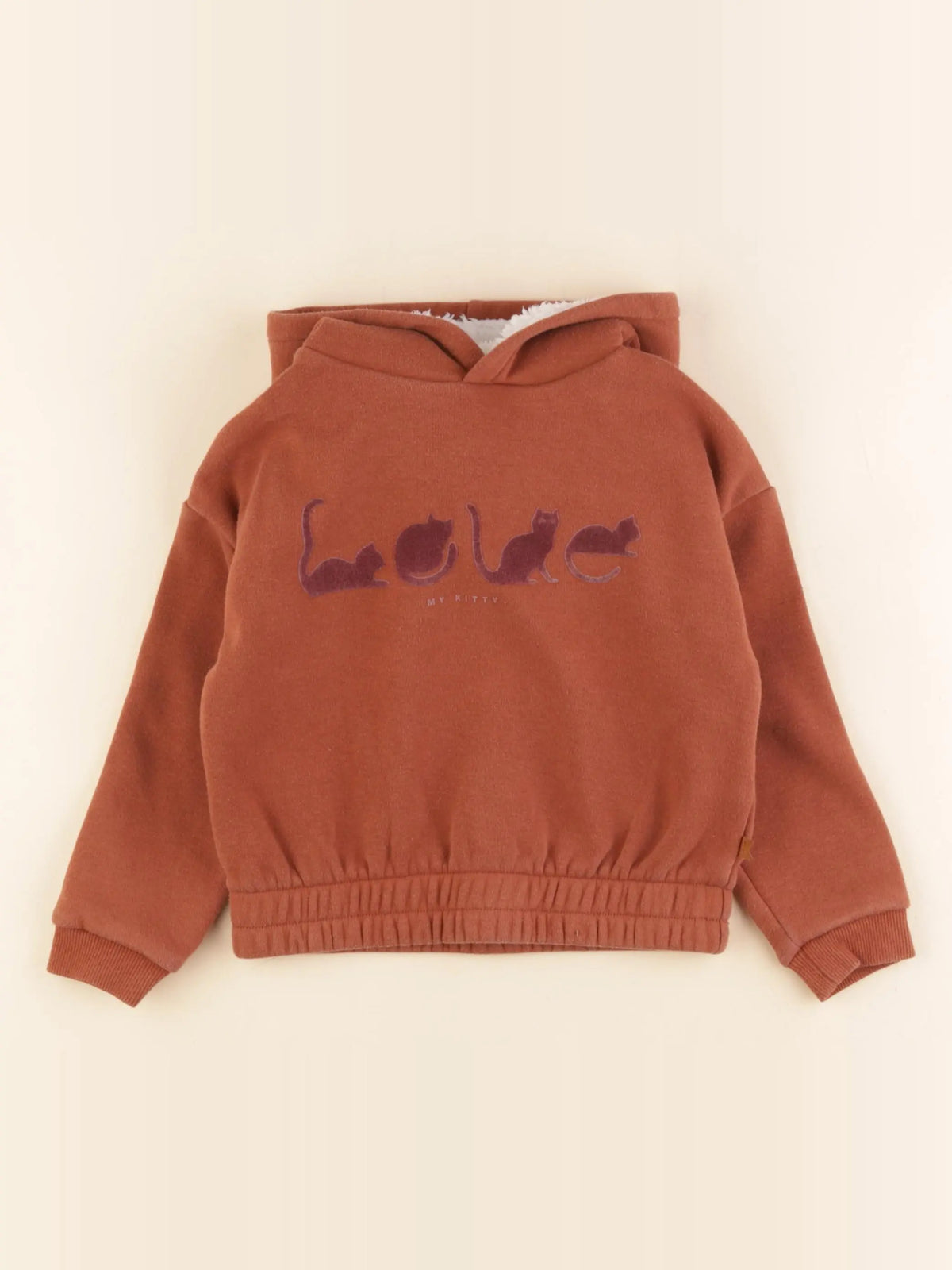 Okaidi - sweat marron - 3 ans