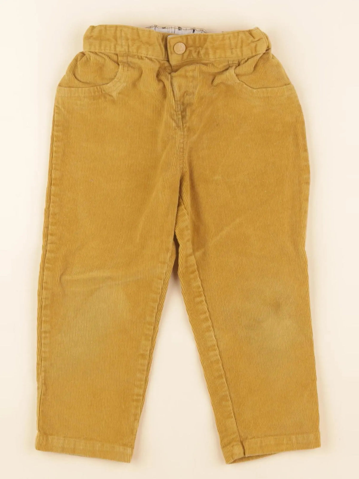 Petit Bateau - pantalon jaune - 24 mois
