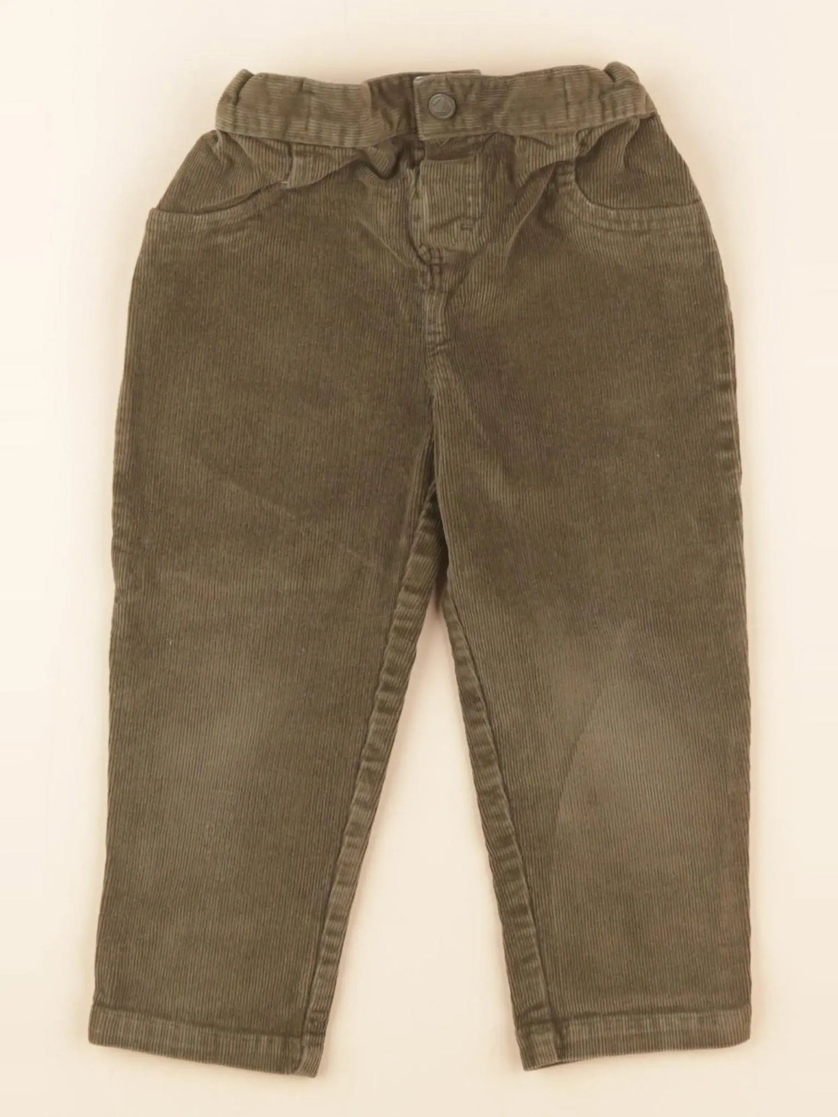 Petit Bateau - pantalon vert - 24 mois