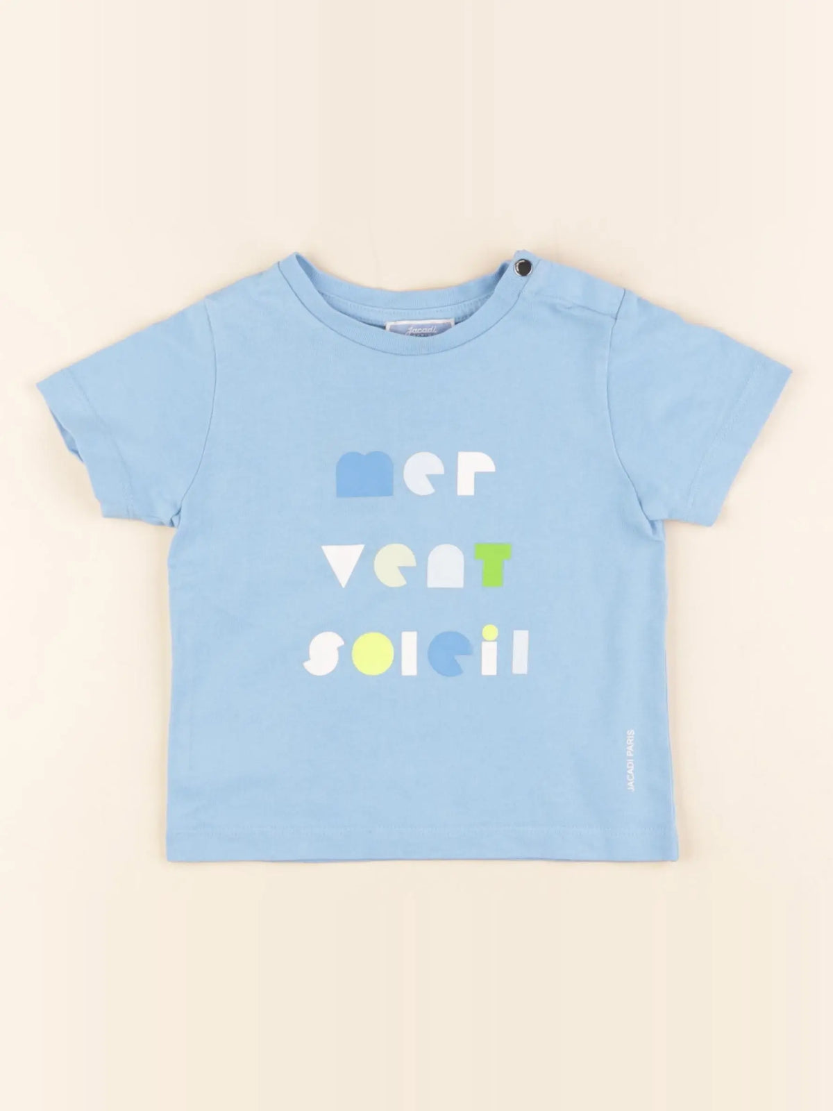 Jacadi - tee-shirt bleu - 24 mois