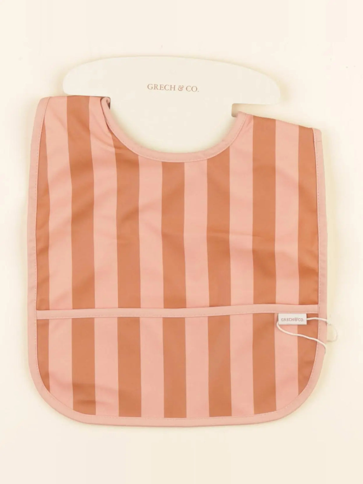 Grech and co - bavoir rose, marron -