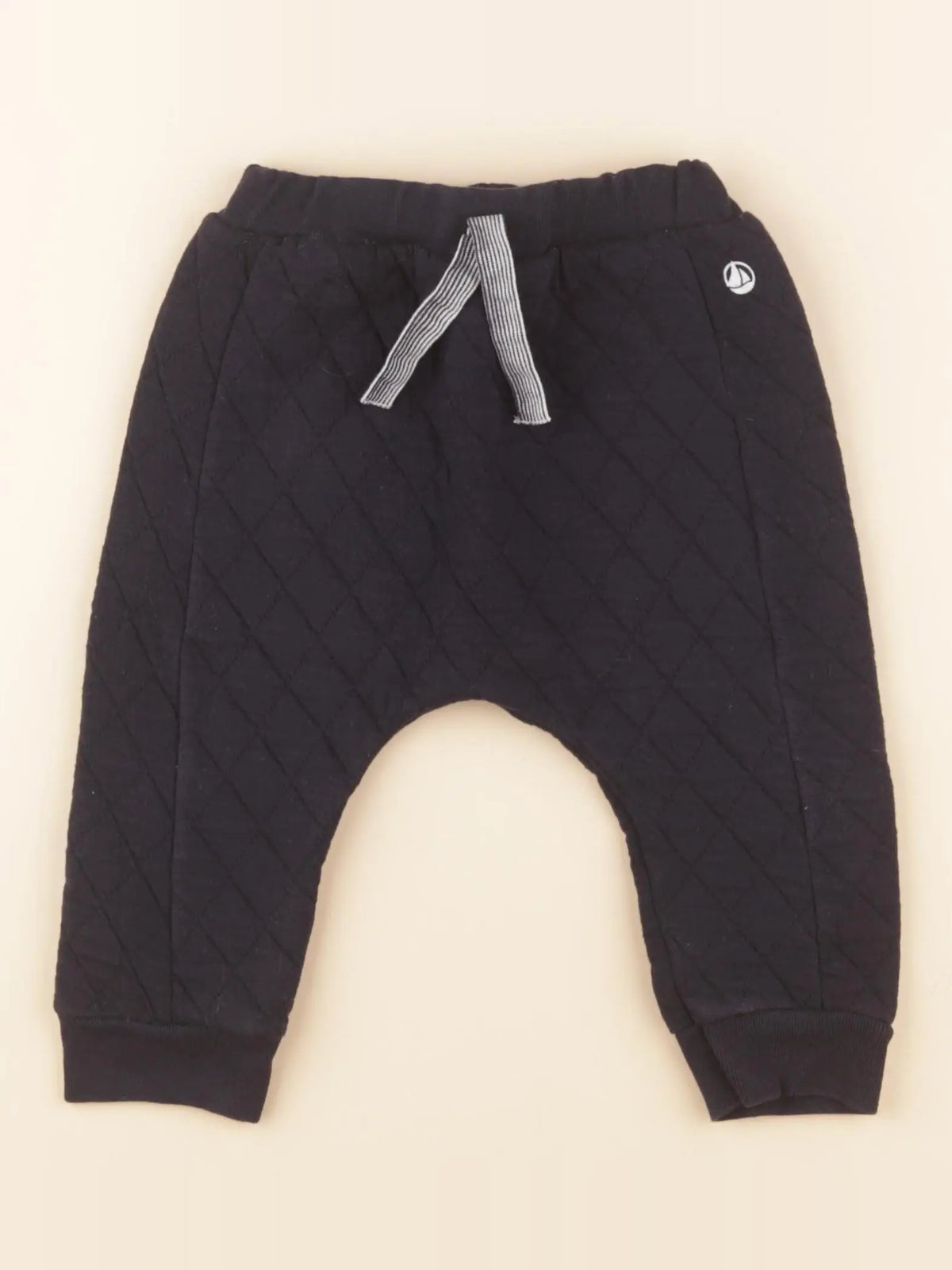 Petit Bateau - jogging bleu - 12 mois