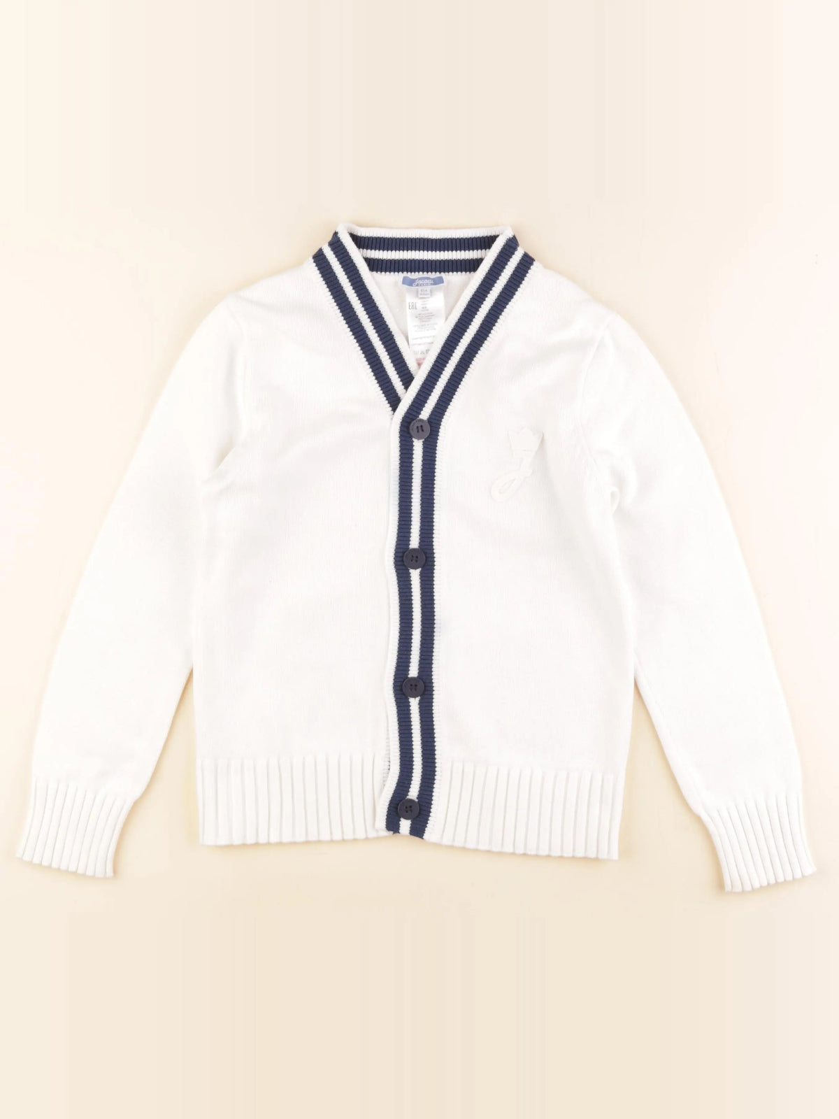 Jacadi - gilet blanc - 10 ans