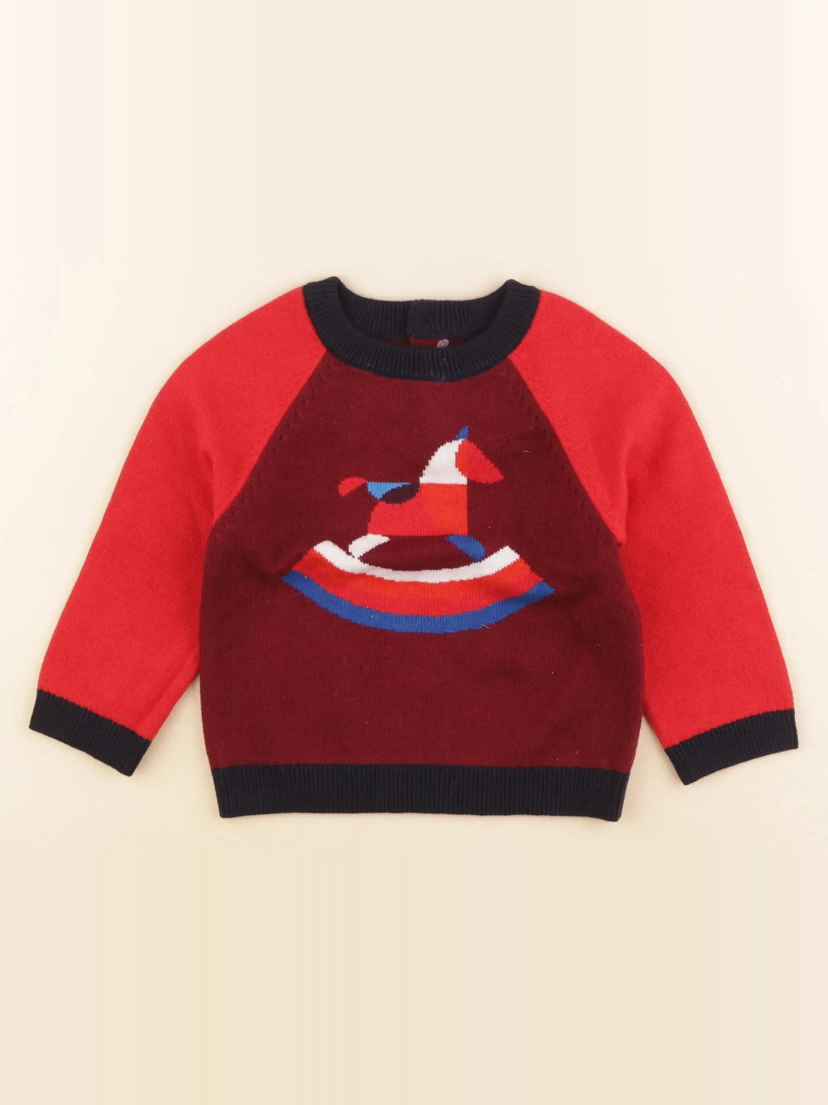 Jacadi - pull multicolore - 18 mois