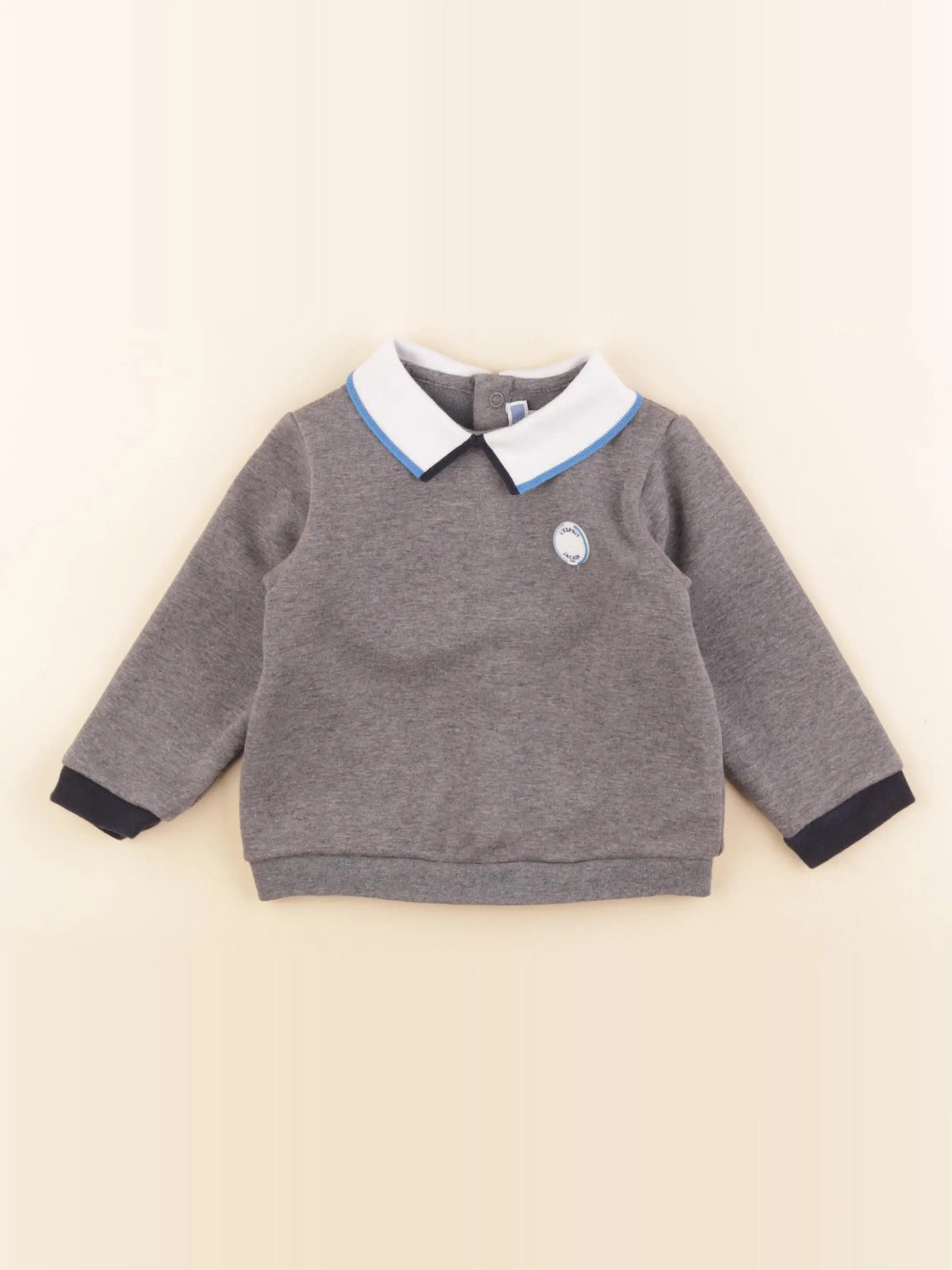 Jacadi - sweat gris - 18 mois