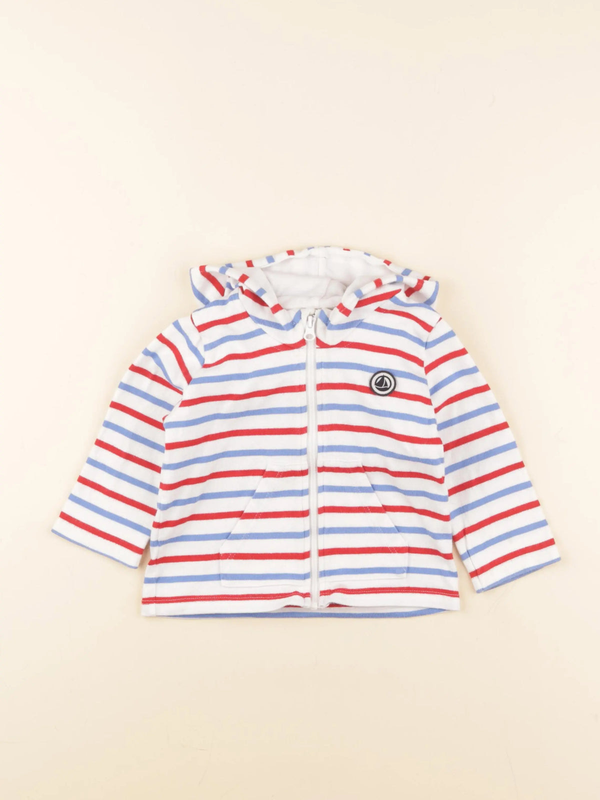 Petit Bateau - sweat multicolore - 18 mois
