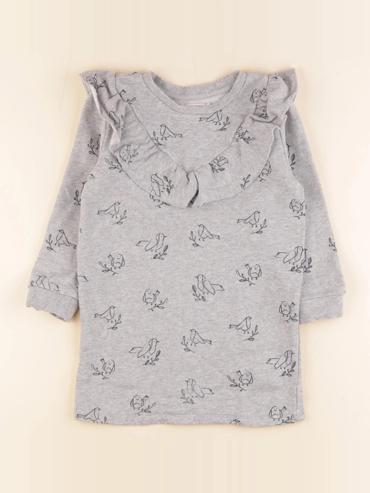 Monoprix - robe gris - 5 ans