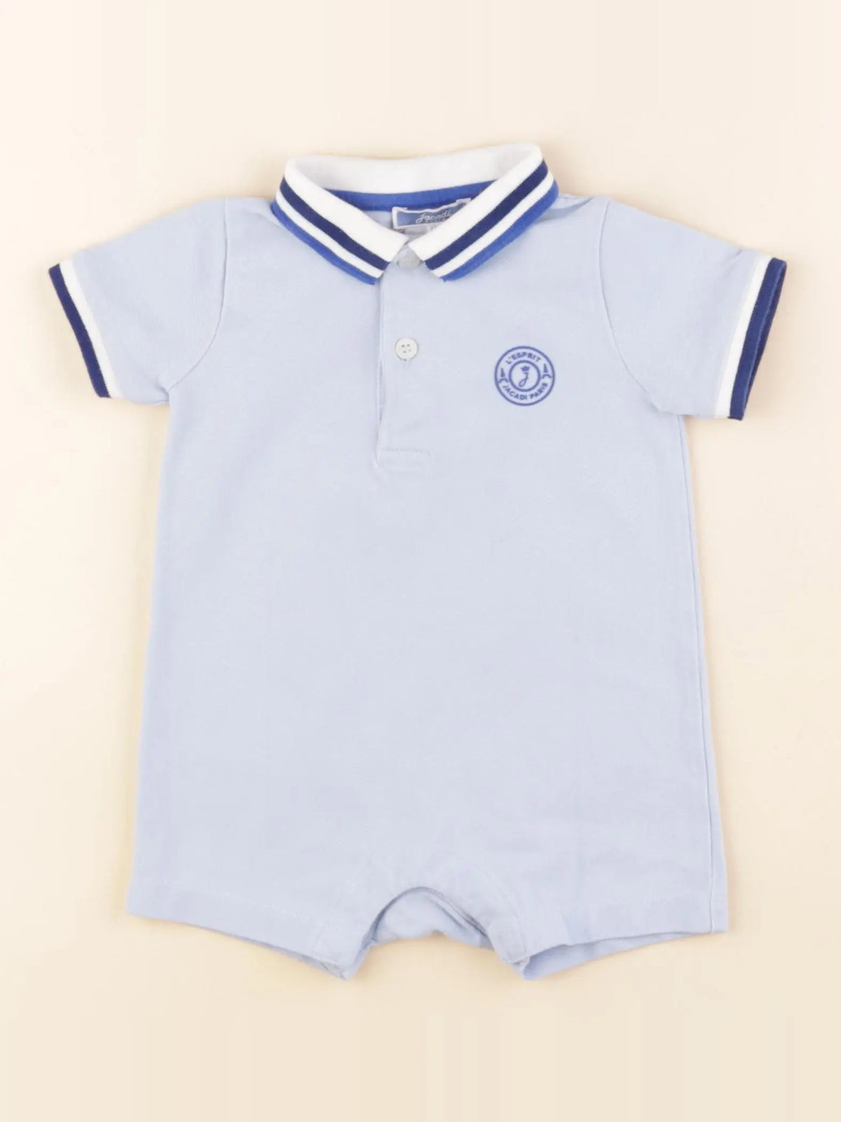 Jacadi - combinaison bleu - 12 mois