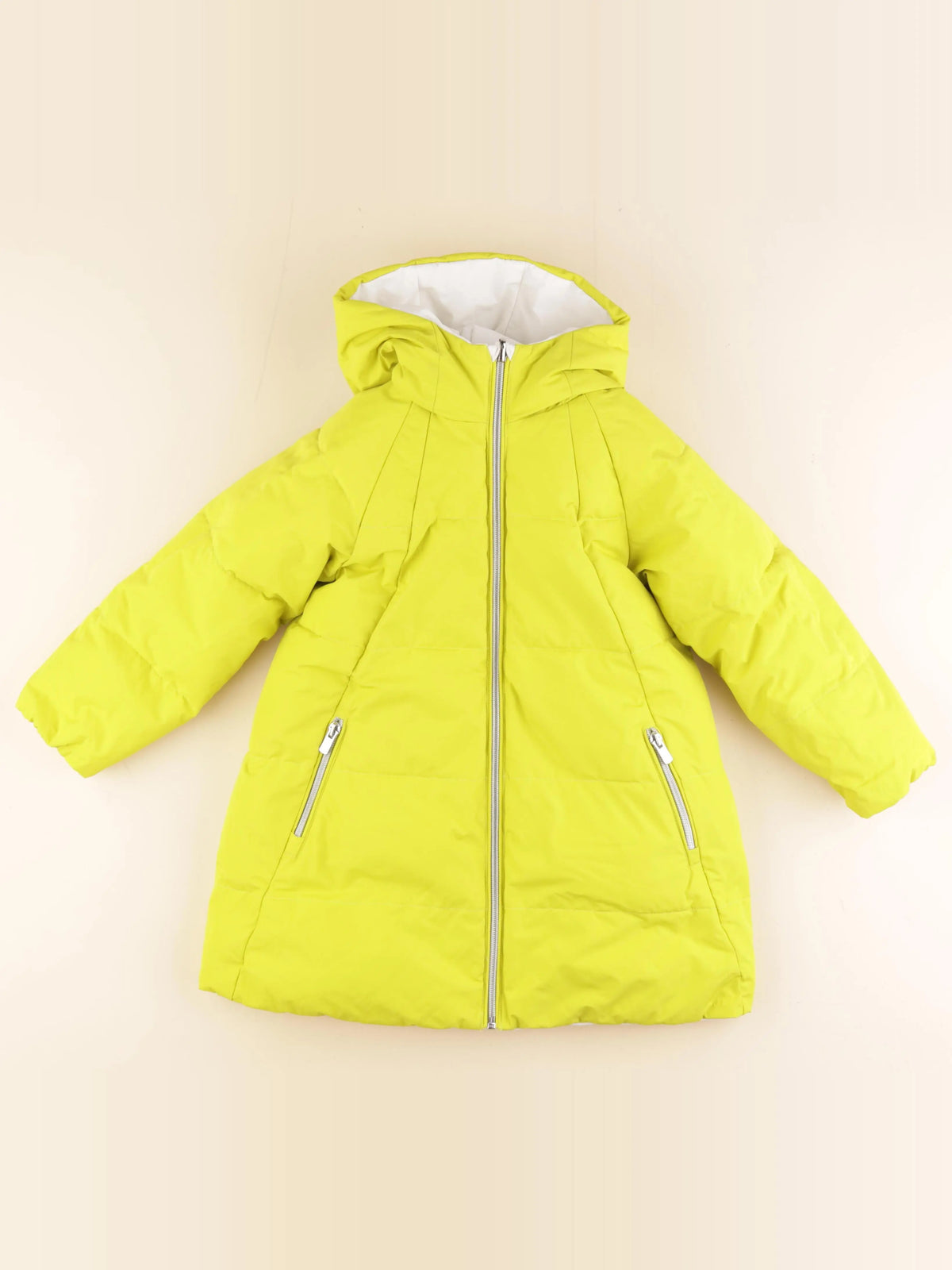 Jacadi - doudoune réversible blanc, vert - 5 ans