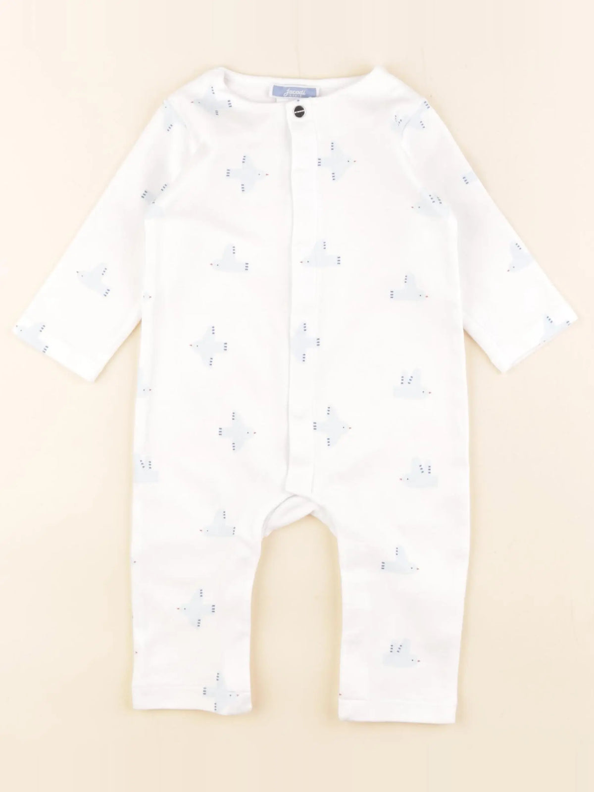 Jacadi - pyjama coton bleu - 6 mois