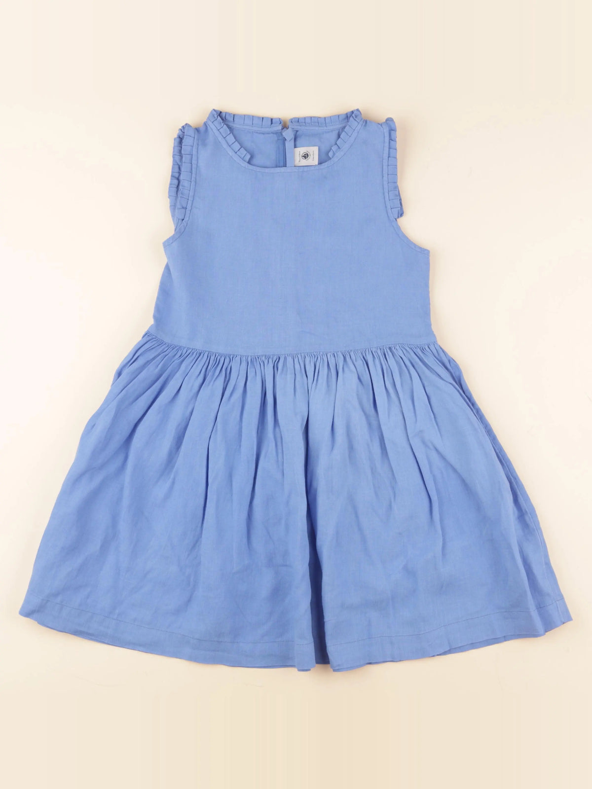 Petit Bateau - robe bleu - 8 ans