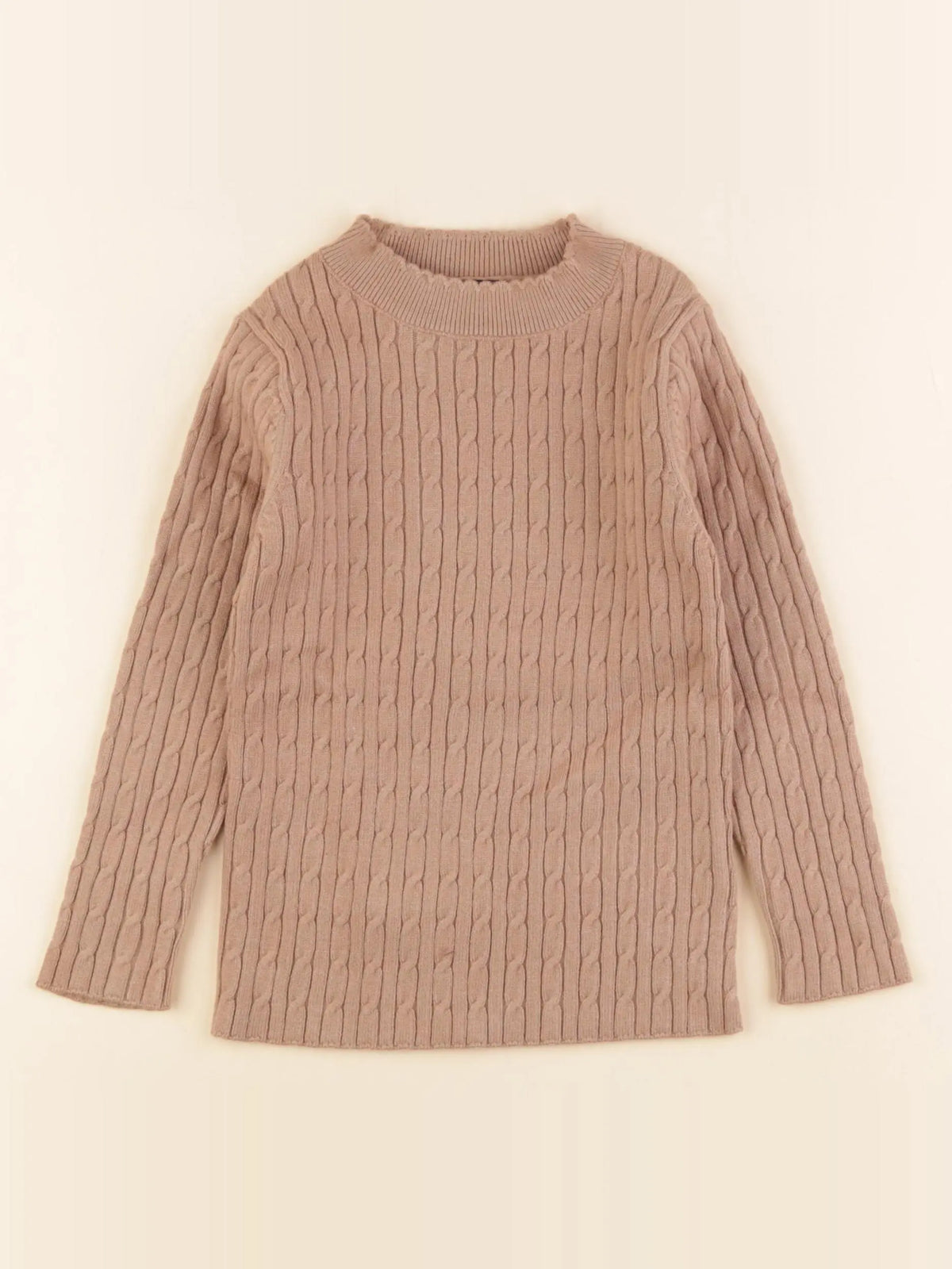 Monoprix - sous-pull marron - 5 ans