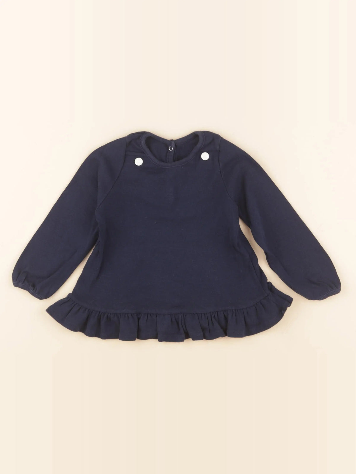 Petit Bateau - tee-shirt bleu - 24 mois