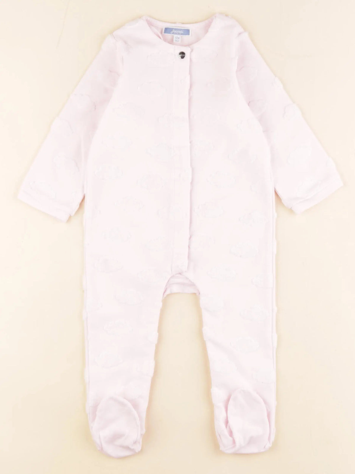 Jacadi - pyjama coton rose - 12 mois