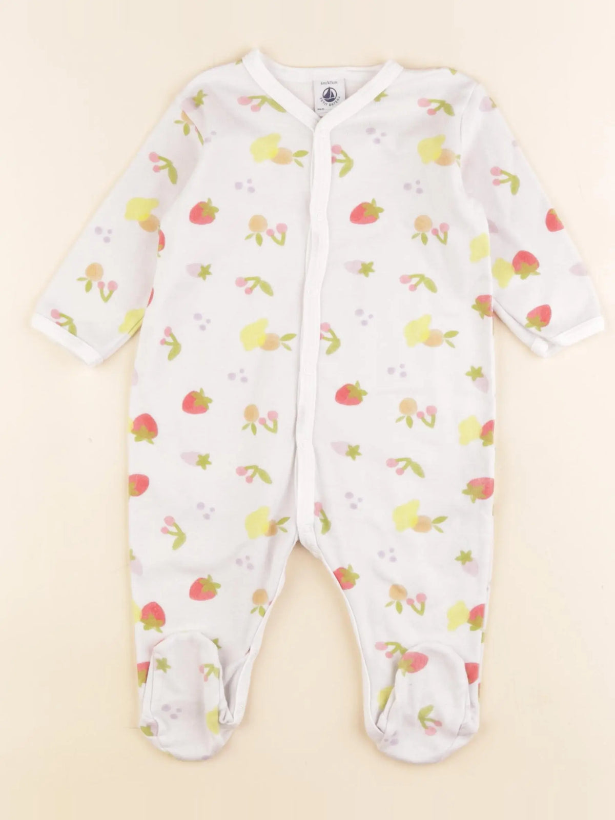 Petit Bateau - pyjama coton multicolore - 6 mois