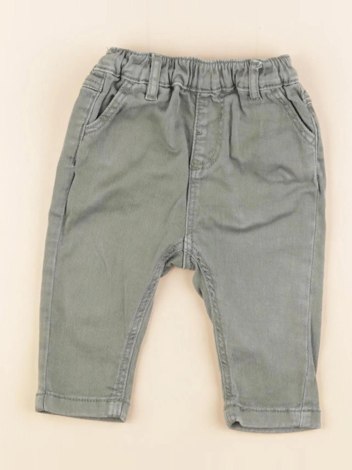 Tape à l'oeil - pantalon vert - 3 mois
