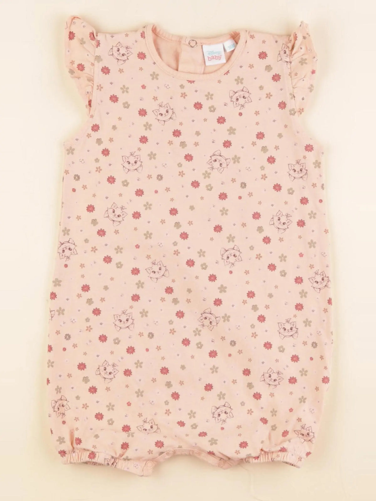 Vertbaudet - pyjama coton orange - 36 mois