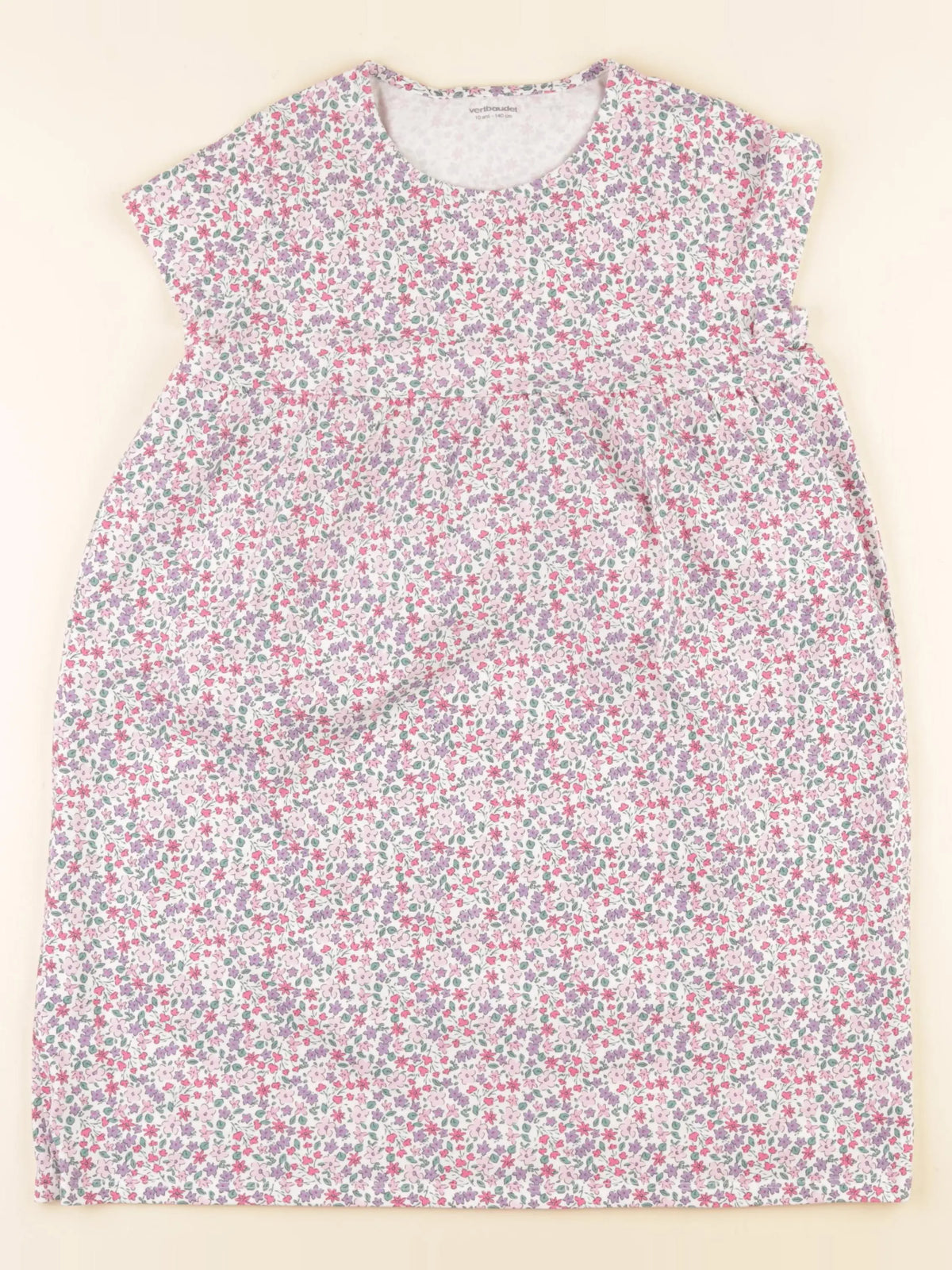 Vertbaudet - robe multicolore - 10 ans