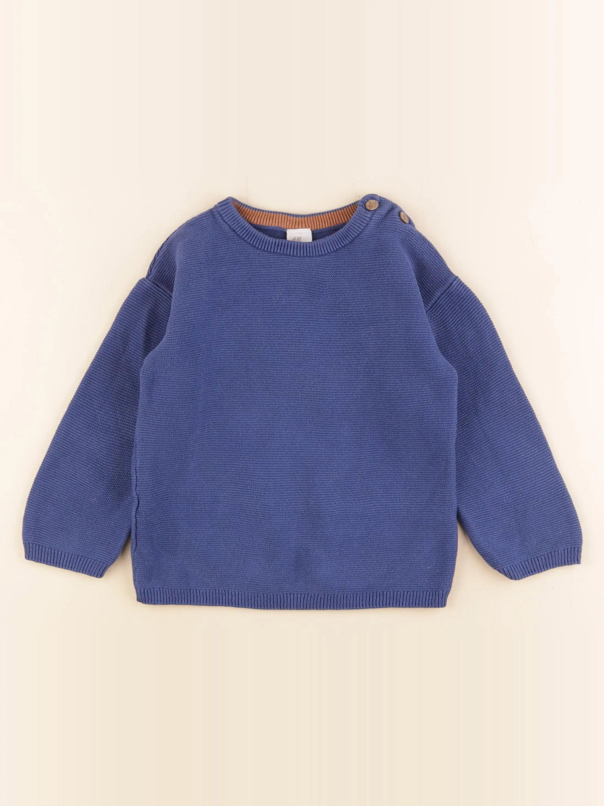 H&M - pull bleu - 3 ans