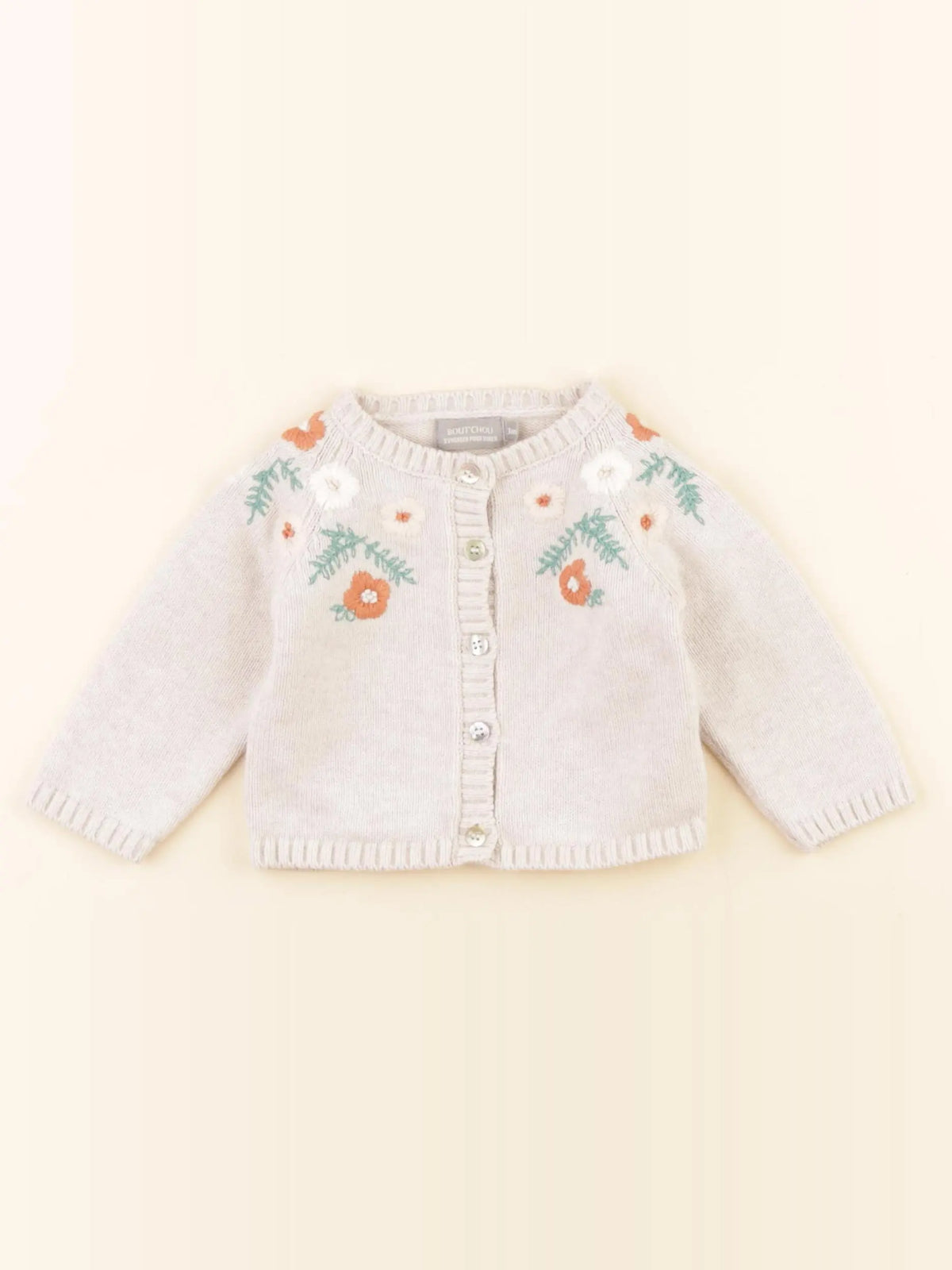 Boutchou - gilet beige - 3 mois