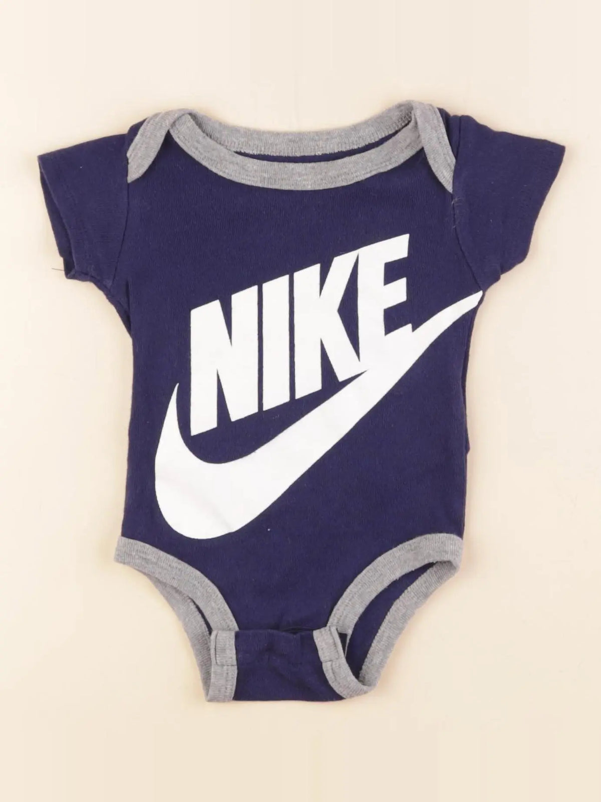 Nike - body bleu - 0/6 mois